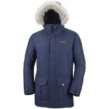 Columbia Blue Winter Jacket Columbia Men's White Out Ii Omni Heat Insulated  Puffer Jacket